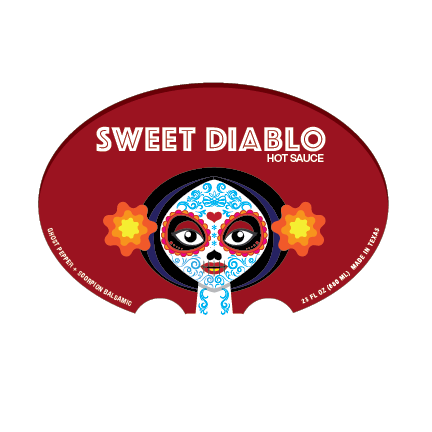 Sweet Diablo Hot Sauce label